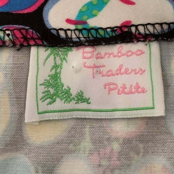 Bamboo Traders Multicolor Flip Flop Ribbon Trim Summer Skort Sz S - Picture 3 of 7